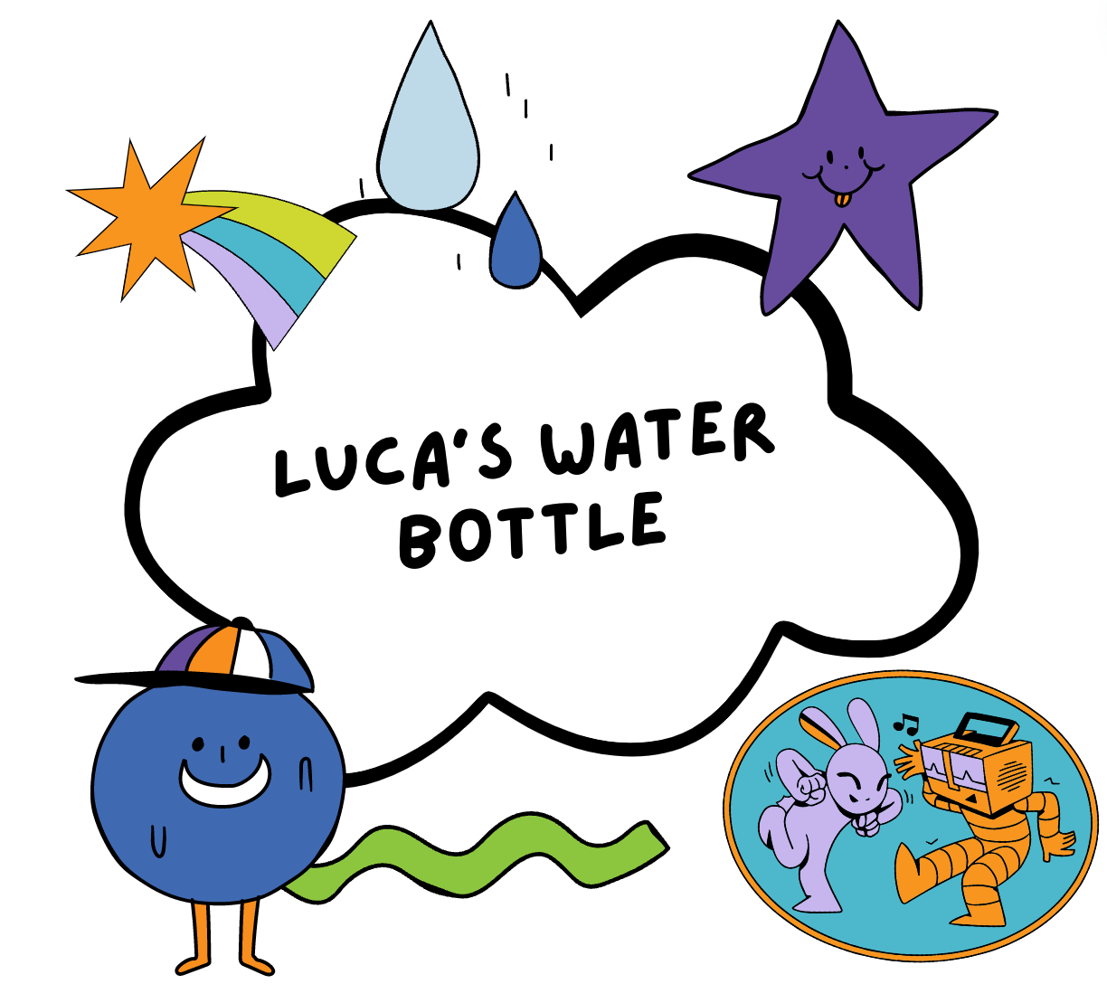Personalized Kids Water Bottle