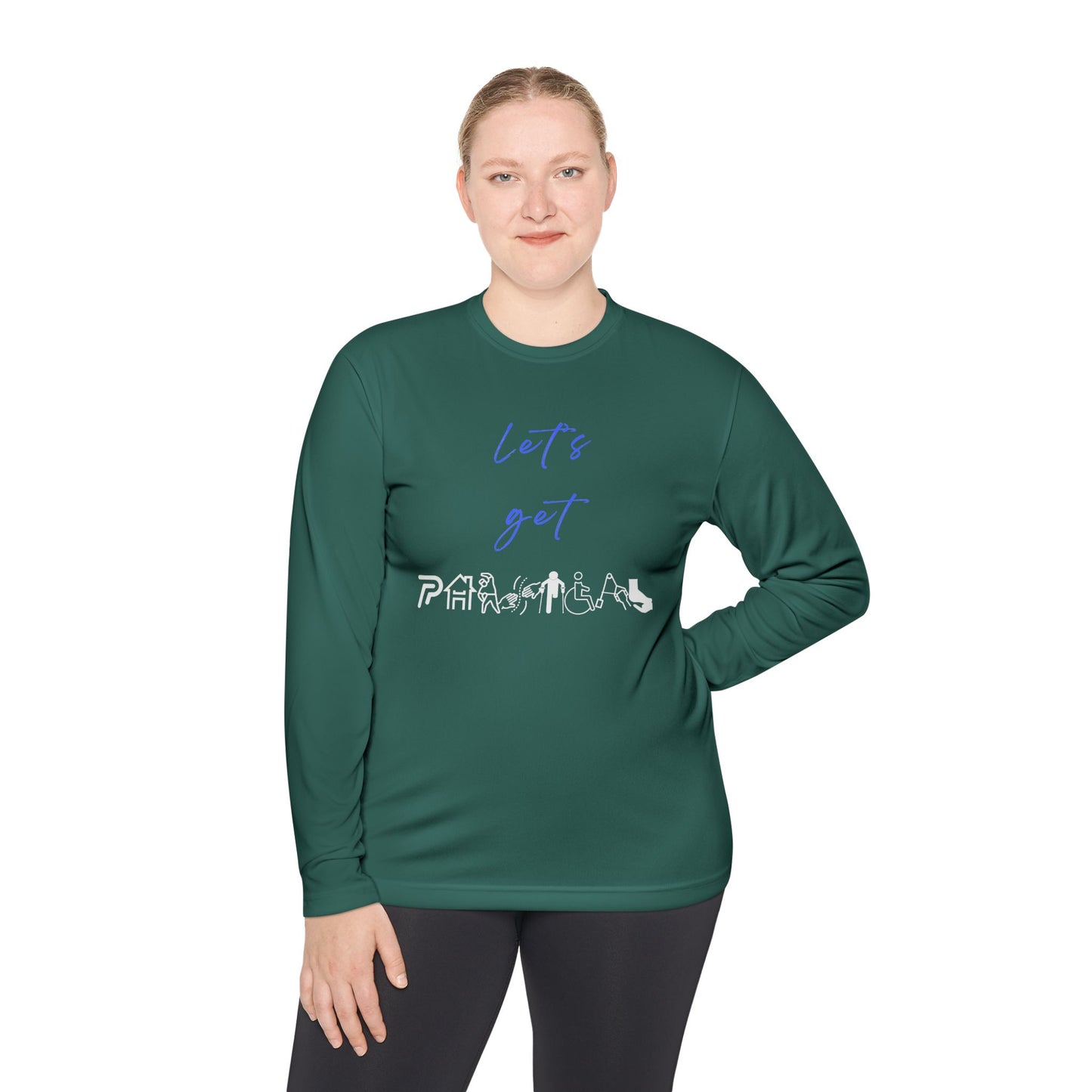Unisex Let's Get Physical Lightweight Long Sleeve Tee