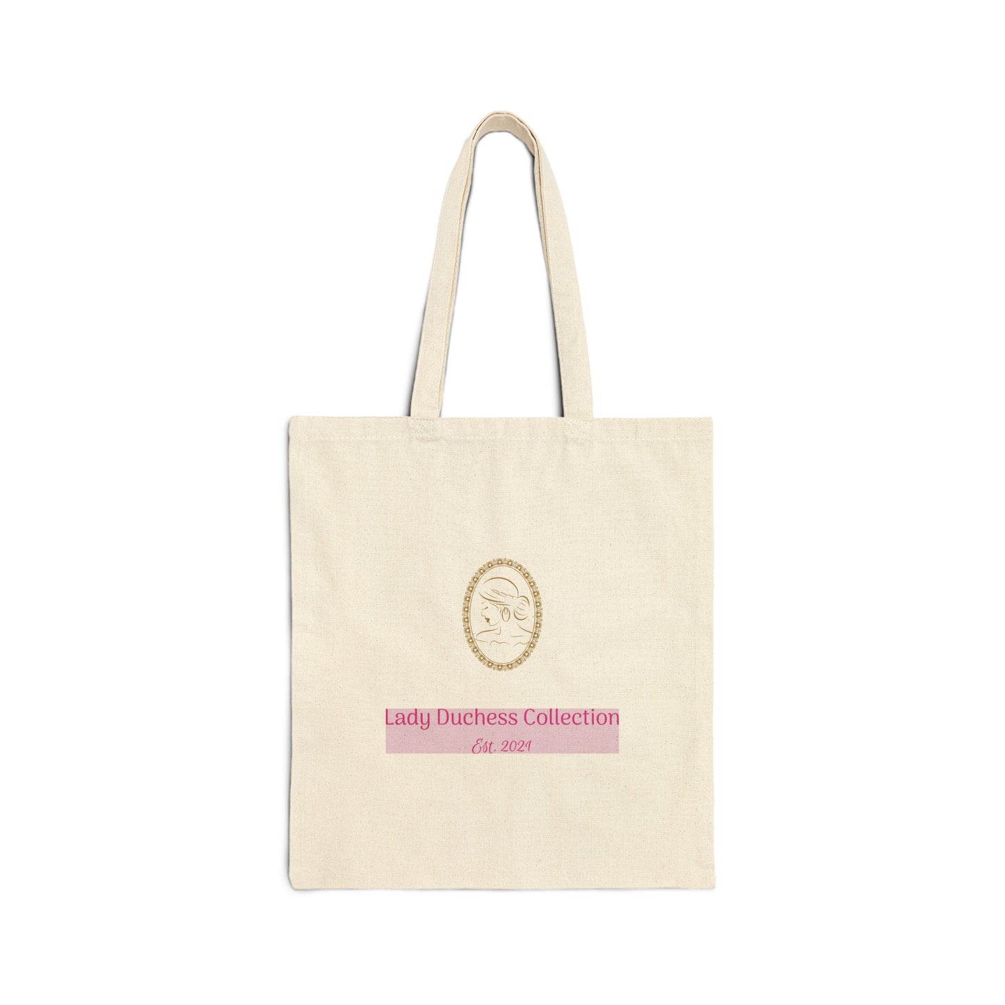 Lady Duchess Collection Cotton Canvas Tote Bag