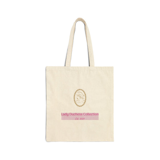 Lady Duchess Collection Cotton Canvas Tote Bag