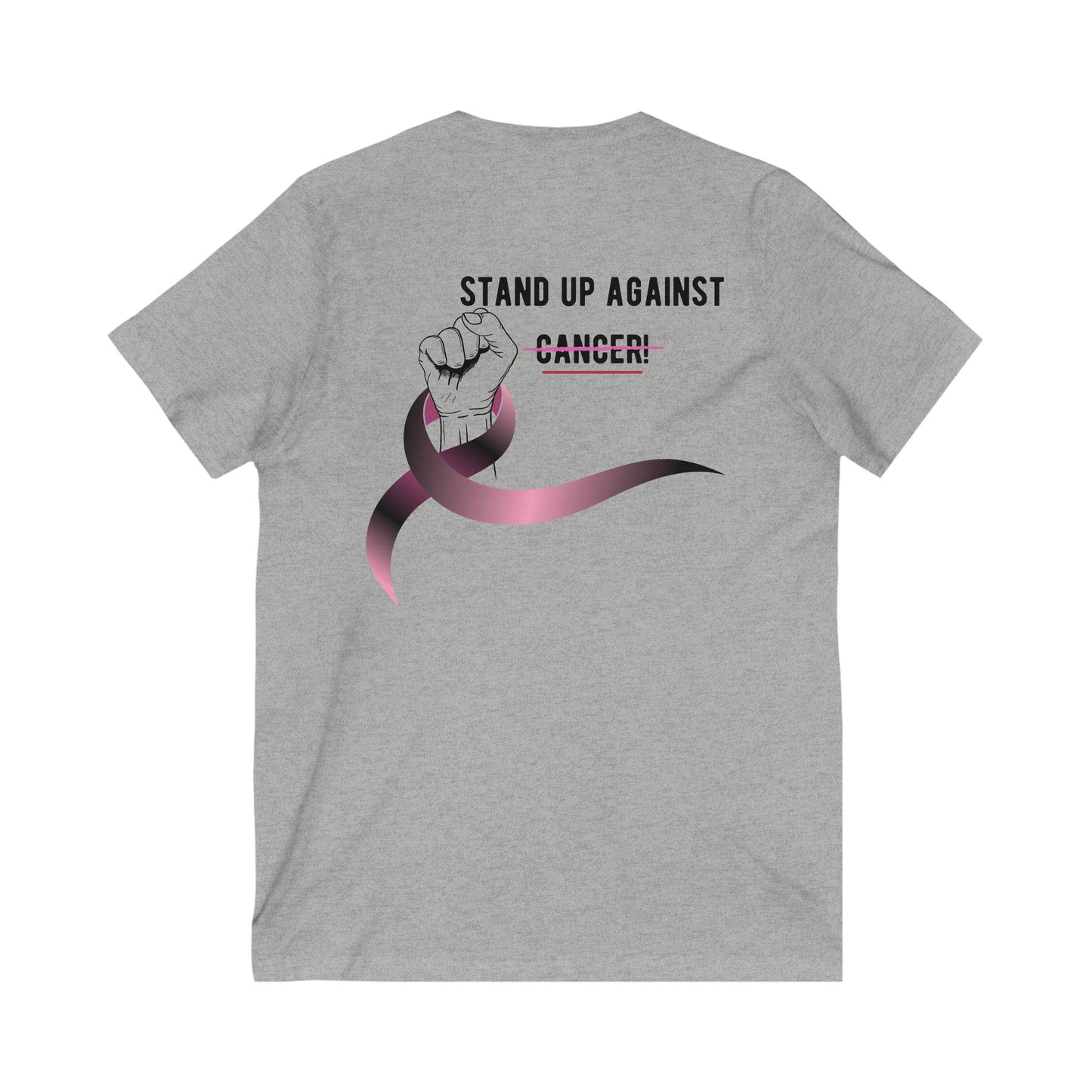 Together We Fight It! Unisex Jersey Short Sleeve V-Neck Tee