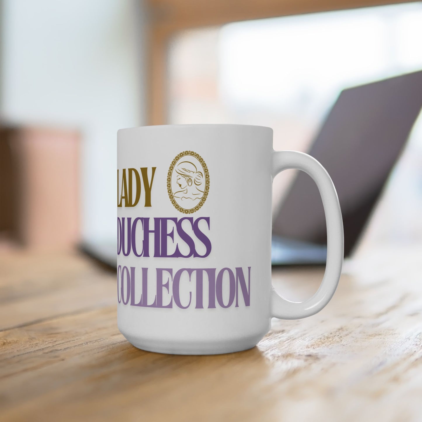 Lady Duchess Collection Flowers Ceramic Mug