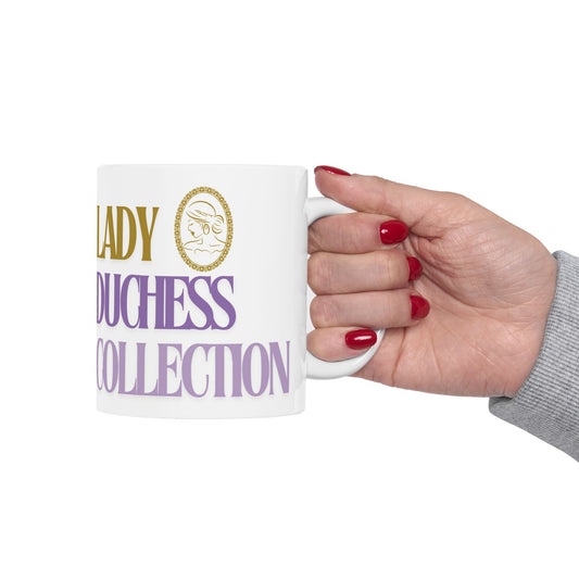 Lady Duchess Collection Flowers Ceramic Mug