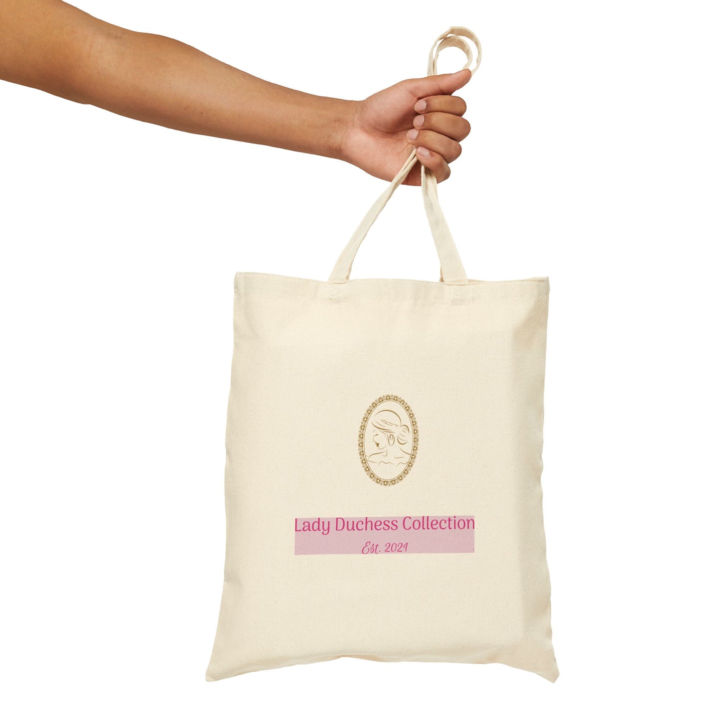 Lady Duchess Collection Cotton Canvas Tote Bag