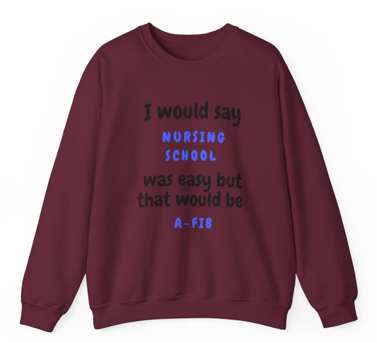 A-Fib Nurse Unisex Crewneck Sweatshirt